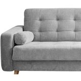 MID.YOU ZOFA S POSTELJNO FUNKCIJO, srebrne barve tekstil, leseni material | Shoptok.si