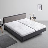 Bessagi Home Oblazinjena Postelja Mariello, Antracit, Rjava, 180x200 | Shoptok.si