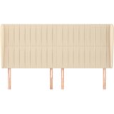  Uzglavlje s ušima krem 163x23x118/128 cm od tkanine | shoptok.hr