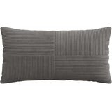  Presvlaka za jastuk 12 pcs ALMELO Tamnosiva 40 x 80 cm Kord | shoptok.hr