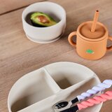 OYOY Mini Bež silikonska otroška skleda ø 6 cm Enkei – | Shoptok.si
