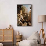  Slika - Carl Spitzweg – Im Dachstübchen 40x60 U crnom drvenom okviru | shoptok.hr