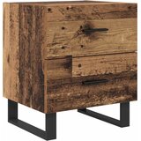  Noćni ormar 2 pcs Stari drvo i crna 40 x 35 x 47,5 cm | shoptok.hr