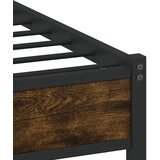  Metalni okvir kreveta bez madraca boja hrasta 180x200 cm | shoptok.hr
