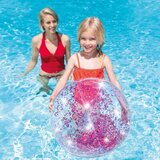 Intex lopta za plažu sa šljokicama, roze | ePonuda.com