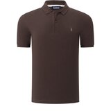 Dewberry T8561 MEN'S TSHIRT-PLAIN BROWN Cene