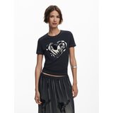 Desigual Majica bež / črna | Shoptok.si