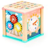 ECO TOYS Drvena edukativna kocka Dino | shoptok.hr