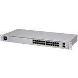 Ubiquiti UniFi Switch 24 is a fully managed Layer 2 switch with (24) Gigabit Ethernet ports and (2) Gigabit SFP ports for fiber connectivit | ePonuda.com