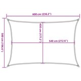  Jedro za zaštitu od sunca 160 g/m² terakota 5 x 6 m HDPE | shoptok.hr