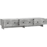 TV ormar Betonska siva 147 x 34,5 x 30 cm Konstruirano drvo | shoptok.hr