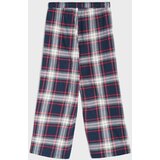 Sinsay Pamučne wide leg hlače na karirani uzorak | shoptok.hr
