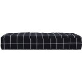  Jastuk za palete crni karirani 60 x 60 x 8 cm od tkanine Oxford | Eponuda.com