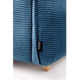 Bonami Selection Modra raztegljiva kotna sedežna garnitura iz rebrastega žameta (levi kot/v obliki črke "U") Tori – | Shoptok.si
