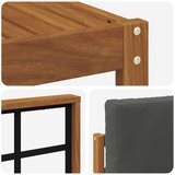  Set vanjskih sofa 5 kom. Prirodna i antracit | shoptok.hr