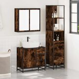  3-dijelni set kupaonskog namještaja boja hrasta drveni | shoptok.hr