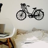 Atelier Del Sofa zidna dekoracija Bike, 65x40 cm, 1.2mm, Crna Cene