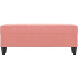  Klupa ružičasti 100 x 35 x 41 cm baršunasta | Eponuda.com