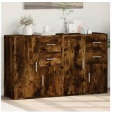 vidaXL Komoda 2 kosa dimljeni hrast 60x31x70 cm inženirski les Cene