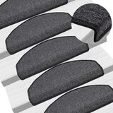  Prostirke za stepenice 10 kom 65x24x4 cm antracit poluokrugle velike | shoptok.hr