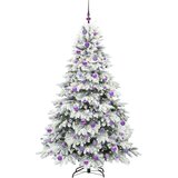 vidaXL Umjetno božićno drvce s stalakom Zelena 180 cm PE i PVC | shoptok.hr