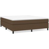  Box spring posteljni okvir temno rjav 180x200 cm blago | Shoptok.si