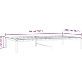  Metalni okvir za krevet crni 100 x 190 cm | Eponuda.com