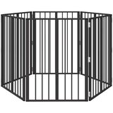  Pasja vrata 6 pcs Črna 60 x 80 cm Cinkana jeklena, (5000232780) | Shoptok.si