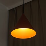 Visilica na sajli ETNA II, 1xE27/15W/230V, prečnik 25 cm, narandžaste boje | Eponuda.com