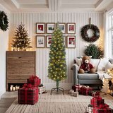 vidaXL Ožja jelka Zelena 48 x 48 x 180 cm Plastika in kovina | Shoptok.si