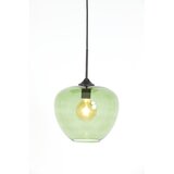 Light & Living Zelena stropna svetilka s steklenim senčnikom ø 30 cm Mayson - Light & Living Cene