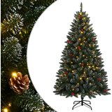 vidaXL Umetna novoletna jelka 300 LED diod 210 cm | Shoptok.si