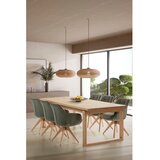 Marckeric Jedilna miza z mizno ploščo v hrastovem dekorju 100x220 cm Rina – | Shoptok.si