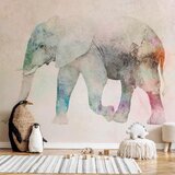 Artgeist Fototapeta Painted Elephant, 150x105cm | Shoptok.si