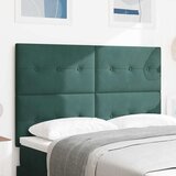  LED glava kreveta s LED trakama Zelena 160 cm Baršun | shoptok.hr