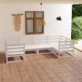 Maison Chic Seti vrtnega pohištva - Vrtna garnitura - Vrtni pohištvo set 6-delna trdna borovina, (21821006) | Shoptok.si