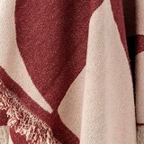 Bloomingville Crvena deka od mješavine pamuka 130x160 cm Olica – | shoptok.hr