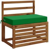  Jastuk za sjedalo SOEST 100% poliester Zelena 70 x 40 x 10 cm Slike