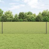  Zavarena žičana ograda s 44 postova Siva 0.6x100 m Čelik | shoptok.hr