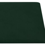 vidaXL zidne ploče 12 kom tamnozelene 30 x 15 cm baršunaste 0,54 m² | shoptok.hr