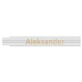 HEKA Zložljivi meter (Dolžina: 2 m, Bela, Natis: Aleksander) | Shoptok.si