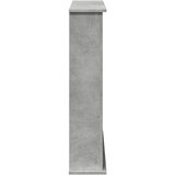  Okvir za kamin boja betona 75x20x87,5 cm od konstruiranog drva | shoptok.hr