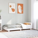 Furnova Posteljni okvir brez vzmetnice bel 75x190 cm trdna borovina, (21935002) Cene