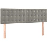  Box spring postelja z vzmetnico LED svetlo siva 140x200cm žamet, (20846847) | Shoptok.si