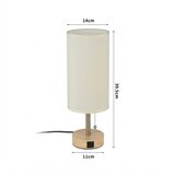  Brilagi - Stona lampa sa USB portom TABLON 1xE27/25W/230V hrast/bež/krem | Eponuda.com