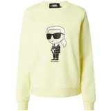 Karl Lagerfeld Sweater majica 'Ikonik 2.0' bež / pastelno žuta / crna / bijela