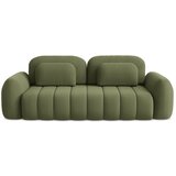Makamii Zelena sklopiva/s prostorom za odlaganje sofa od bouclé tkanine 266 cm Pele – | shoptok.hr