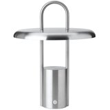 Stelton LED zatemnitvena namizna svetilka iz nerjavečega jekla v srebrni barvi (višina 25 cm) Pier – Cene