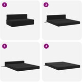 SOFA na razvlačenje Crna 152 x 86,5 x 60 cm Tkanina | shoptok.hr