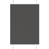 vidaXL Plisirana roleta crna 90x100 cm širina tkanine 89,4 cm Cijene